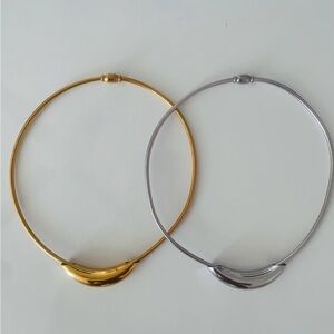 Dual-Tone Gold and Silver Necklace